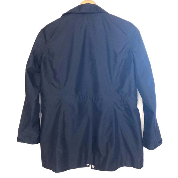 Lands’ End Navy Blue Light Rain Jacket Coat Women's Size Small - Picture 2 of 7
